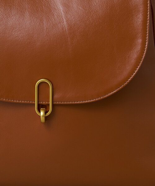 BIRTHDAY BAR(バースデイバー)の「≪ZOZOTOWN先行販売≫ターンロックワンハンドルレザートートバッグ(トートバッグ・レディース・ブラック/キャメル・0)」の14枚目の写真