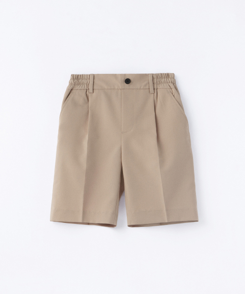 MUSINSA STANDARD KIDS（ムシンサスタンダードキッズ）の「バンディングハーフスラックス[ベージュ]（その他パンツ・レディース・その他・120/130/140/150/160）」の2枚目の写真