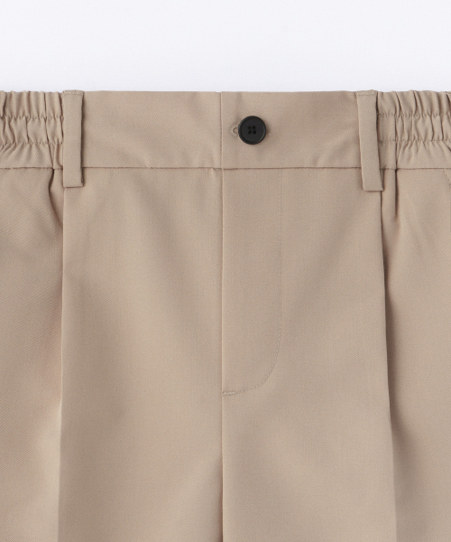 MUSINSA STANDARD KIDS（ムシンサスタンダードキッズ）の「バンディングハーフスラックス[ベージュ]（その他パンツ・レディース・その他・120/130/140/150/160）」の3枚目の写真