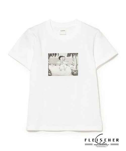 Ray BEAMS(レイビームス)の「【8/13 再値下げ】Betty Boop(TM) / Hula Tシャツ(Tシャツ/カットソー・レディース・ホワイト・ONE SIZE)」の4枚目の写真