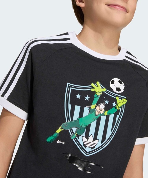 adidas（アディダス）の「アディダス ディズニー ルーズTシャツ / アディダスオリジナルス adidas Originals（Tシャツ/カットソー・キッズ・ブラック/ホワイト・150/140/130/160）」の9枚目の写真