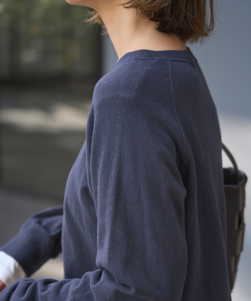 FRAMeWORK NEWスラブベアテンプルオーバー ネイビー ≪追加≫NEWスラブベアテンプルオーバー 3（Tシャツ／カットソー