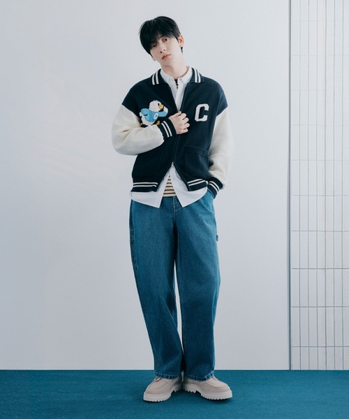 COVERNAT（カバーナット）の「[SOOBIN着用] RING-SPUN SEMI-WIDE WORK DENIM PANTS（デニムパンツ・メンズ・ブルー/グレー/ブラック・SMALL/MEDIUM/LARGE/X-LARGE）」の3枚目の写真