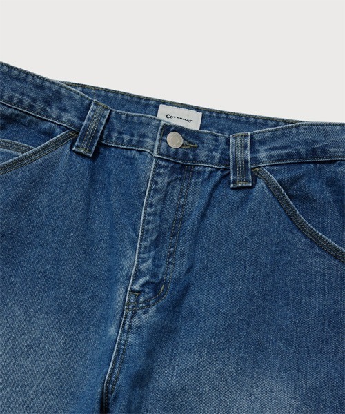 COVERNAT（カバーナット）の「[SOOBIN着用] RING-SPUN SEMI-WIDE WORK DENIM PANTS（デニムパンツ・メンズ・ブルー/グレー/ブラック・SMALL/MEDIUM/LARGE/X-LARGE）」の12枚目の写真
