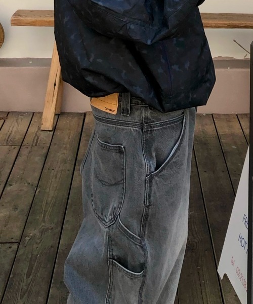 COVERNAT（カバーナット）の「[SOOBIN着用] RING-SPUN SEMI-WIDE WORK DENIM PANTS（デニムパンツ・メンズ・ブルー/グレー/ブラック・SMALL/MEDIUM/LARGE/X-LARGE）」の5枚目の写真