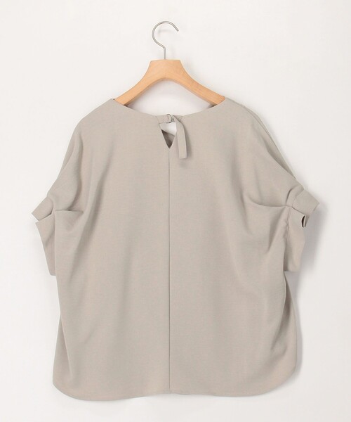 MICO COULIER（ミコクリエ）の「《UVカット接触冷感》ハイストレッチブラウス（シャツ/ブラウス・レディース・グレイッシュベージュ/ネイビー/キナリ・38）」の21枚目の写真
