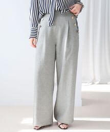 le.coeur blanc | 【日本製】メランジ調マリンワイドパンツ(その他パンツ)