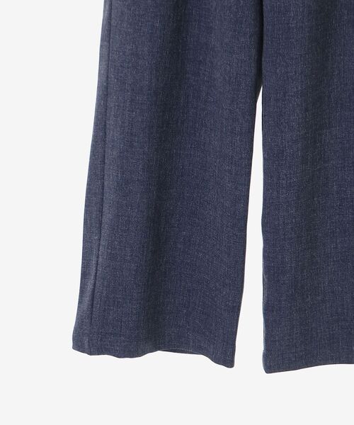 le.coeur blanc（ルクールブラン）の「【日本製】メランジ調マリンワイドパンツ（その他パンツ・レディース・ライトグレー/ネイビー・38/36）」の10枚目の写真