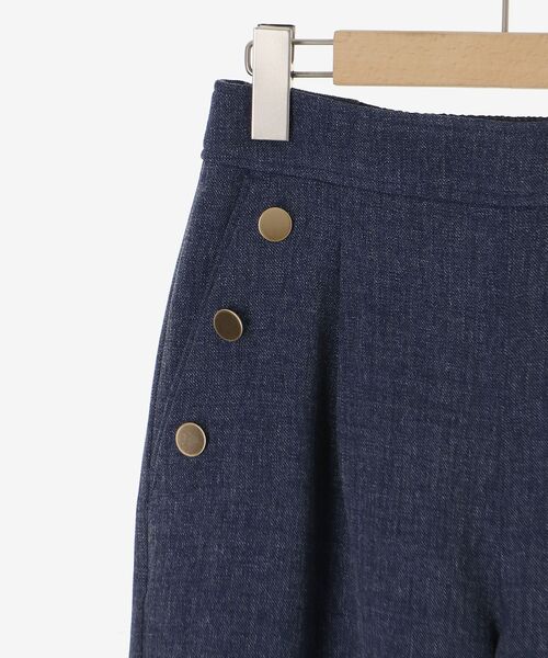 le.coeur blanc（ルクールブラン）の「【日本製】メランジ調マリンワイドパンツ（その他パンツ・レディース・ライトグレー/ネイビー・38/36）」の11枚目の写真