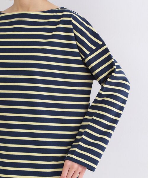 OPAQUE.CLIP(オペークドットクリップ)の「ボーダートップス【洗濯機OK】(Tシャツ/カットソー・レディース・ホワイト系3/ネイビー系2・00)」の15枚目の写真