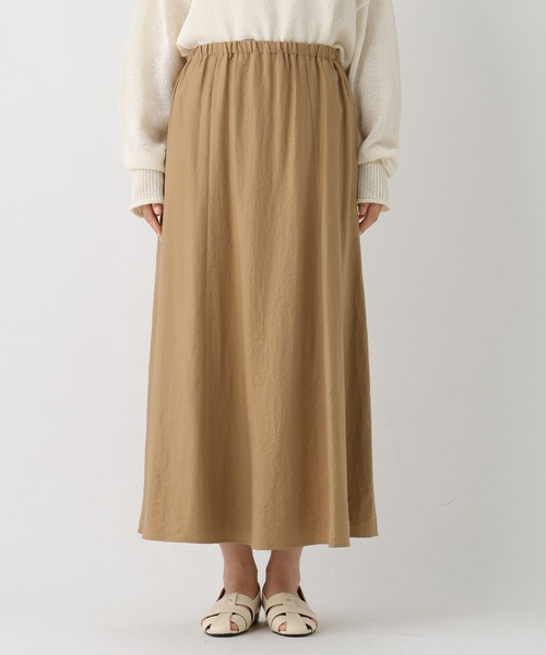 Elura（エルーラ）の「フィラメントツイルスカート/659646（スカート・レディース・ブラウン/ベージュ/ブラック・FREE）」の15枚目の写真