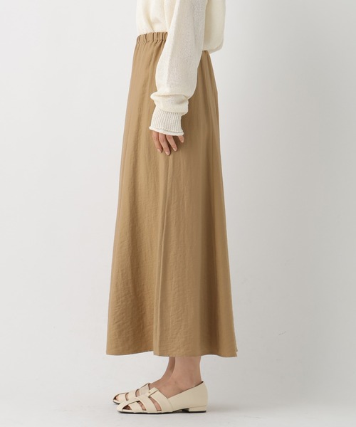 Elura（エルーラ）の「フィラメントツイルスカート/659646（スカート・レディース・ブラウン/ベージュ/ブラック・FREE）」の16枚目の写真