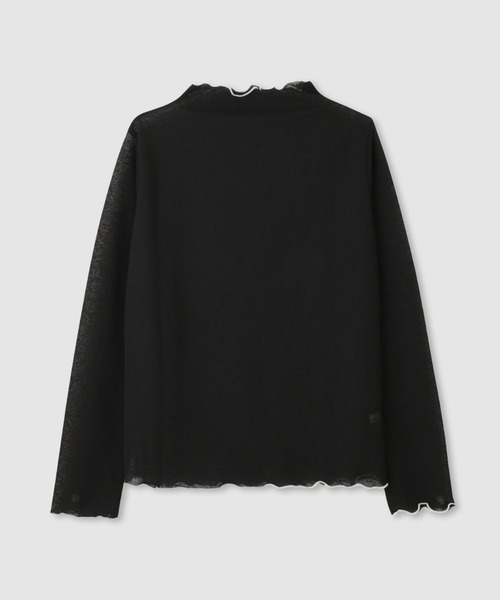 NAVY(ネイビー)の「NAVY ハイネック プルオーバー(Tシャツ/カットソー・レディース・ブルー/ホワイト/ブラック・M/L)」の19枚目の写真
