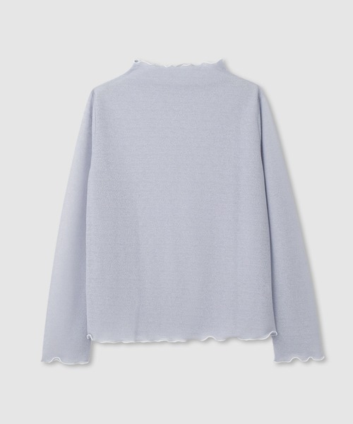 NAVY(ネイビー)の「NAVY ハイネック プルオーバー(Tシャツ/カットソー・レディース・ブルー/ホワイト/ブラック・M/L)」の21枚目の写真