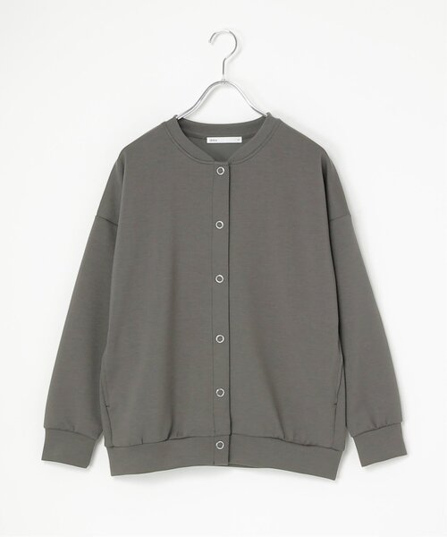 ikka(イッカ)の「【洗濯機で洗える】ダンボールニットノーカラーカーディガン(カーディガン/ボレロ・レディース・ネイビー/ベージュ/チャコール・L/M)」の19枚目の写真