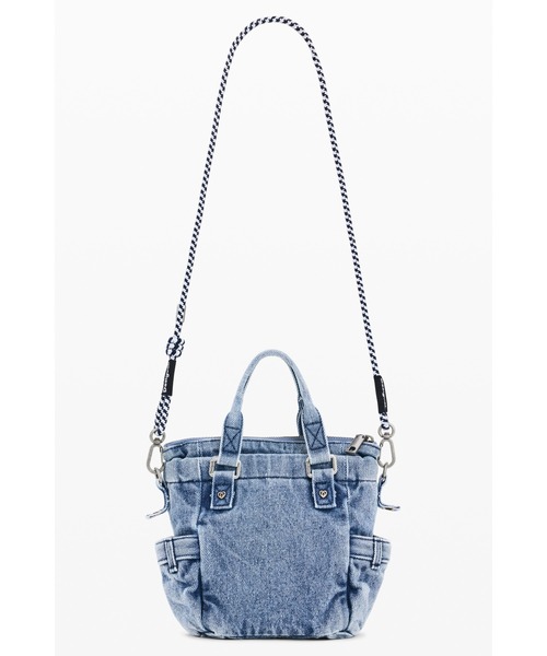 Desigual(デシグアル)の「インディゴデニムジーンズモチーフ チェーンストラップミニトートバッグ(財布・レディース・ブルー・FREE)」の3枚目の写真