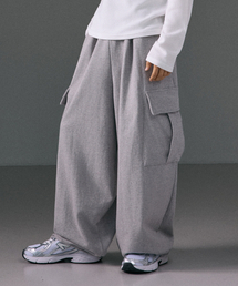LXT（エルエックスティー）の「コットンヘビーウェイトビッグワイドバルーンカーゴスウェットパンツ[グレー]（スウェットパンツ）」