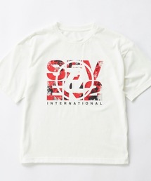 SEVEN2（セブンツー）の「【SEVEN2】キッズ大柄プリントTシャツ（Tシャツ/カットソー）」