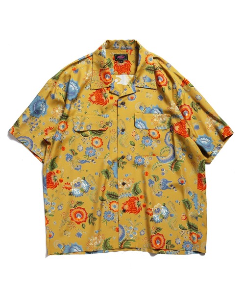 ROTAR(ローター)の「Floral Hawaiian Shirt(シャツ/ブラウス・メンズ・オフホワイト/マスタード/ブラウン・MEDIUM/LARGE/X-LARGE)」の6枚目の写真