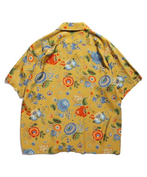 ROTAR(ローター)の「Floral Hawaiian Shirt(シャツ/ブラウス・メンズ・オフホワイト/マスタード/ブラウン・MEDIUM/LARGE/X-LARGE)」の7枚目の写真