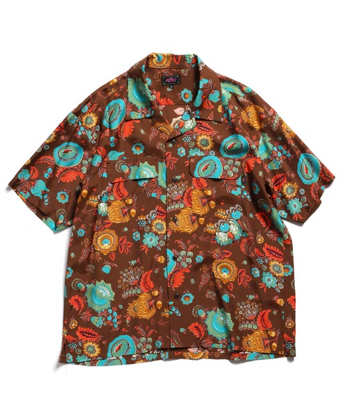 ROTAR(ローター)の「Floral Hawaiian Shirt(シャツ/ブラウス・メンズ・オフホワイト/マスタード/ブラウン・MEDIUM/LARGE/X-LARGE)」の8枚目の写真
