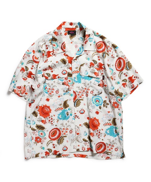 ROTAR(ローター)の「Floral Hawaiian Shirt(シャツ/ブラウス・メンズ・オフホワイト/マスタード/ブラウン・MEDIUM/LARGE/X-LARGE)」の10枚目の写真