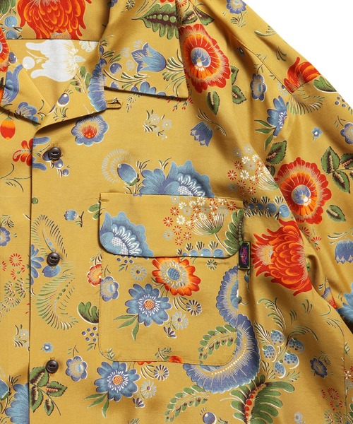 ROTAR(ローター)の「Floral Hawaiian Shirt(シャツ/ブラウス・メンズ・オフホワイト/マスタード/ブラウン・MEDIUM/LARGE/X-LARGE)」の13枚目の写真