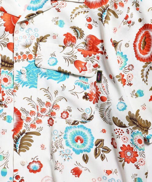 ROTAR(ローター)の「Floral Hawaiian Shirt(シャツ/ブラウス・メンズ・オフホワイト/マスタード/ブラウン・MEDIUM/LARGE/X-LARGE)」の14枚目の写真