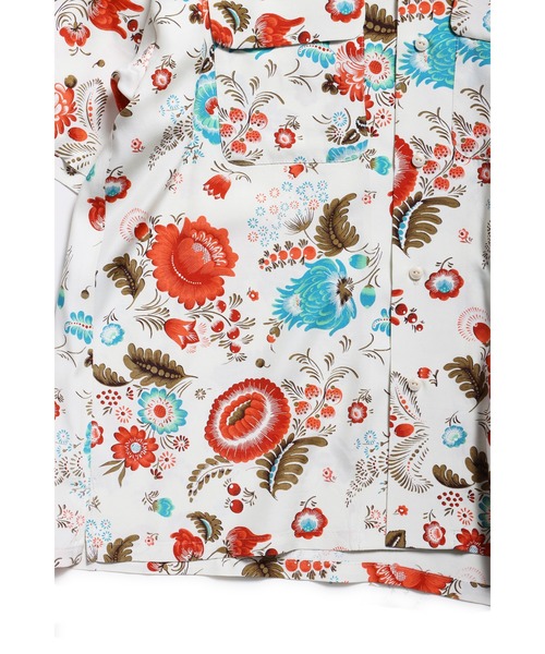 ROTAR(ローター)の「Floral Hawaiian Shirt(シャツ/ブラウス・メンズ・オフホワイト/マスタード/ブラウン・MEDIUM/LARGE/X-LARGE)」の15枚目の写真
