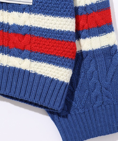 gim context(ジムコンテキスト)の「gim context/ジム コンテキスト/Knitted Hockey Jersey/23505130(ニット/セーター・メンズ・ブルー・ONE SIZE)」の8枚目の写真