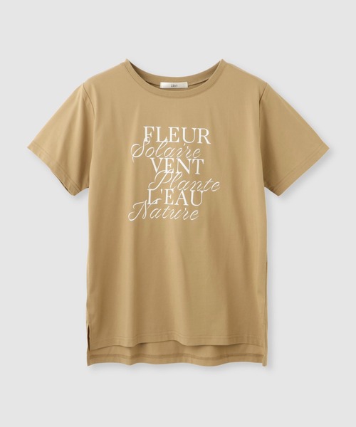 Mac-House（マックハウス）の「Idnes FLEURロゴTシャツ（Tシャツ/カットソー・レディース・ブラック/オフホワイト/ベージュ・FREE）」の17枚目の写真
