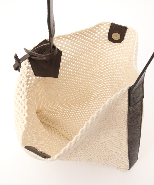marco masi（マルコマージ）の「MARCO MASI/マルコマージ メッシュトートバッグ（トートバッグ・レディース・ベージュ・FREE）」の4枚目の写真