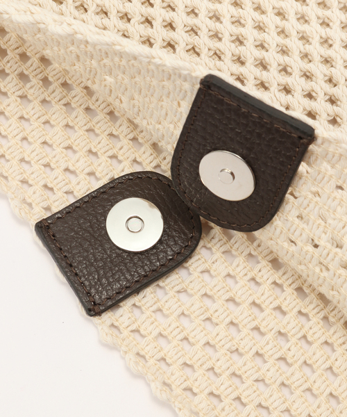 marco masi（マルコマージ）の「MARCO MASI/マルコマージ メッシュトートバッグ（トートバッグ・レディース・ベージュ・FREE）」の6枚目の写真