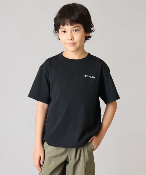 Columbia(コロンビア)の「UVカット Columbia/ キッズアイテム/ ユーススタックブルック グラフィック ショートスリーブTシャツ /コロンビア(Tシャツ/カットソー・キッズ・ホワイト/グリーン/ネイビー/ブラック・S/XS/M/L/XXS)」の5枚目の写真