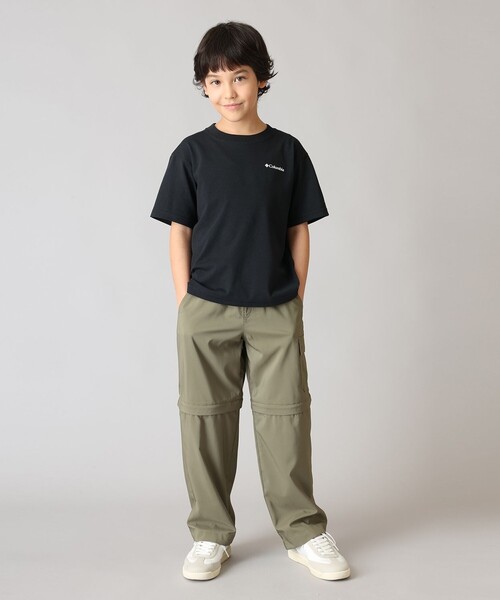 Columbia(コロンビア)の「UVカット Columbia/ キッズアイテム/ ユーススタックブルック グラフィック ショートスリーブTシャツ /コロンビア(Tシャツ/カットソー・キッズ・ホワイト/グリーン/ネイビー/ブラック・S/XS/M/L/XXS)」の6枚目の写真