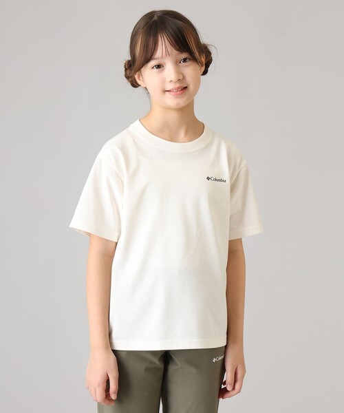 Columbia(コロンビア)の「UVカット Columbia/ キッズアイテム/ ユーススタックブルック グラフィック ショートスリーブTシャツ /コロンビア(Tシャツ/カットソー・キッズ・ホワイト/グリーン/ネイビー/ブラック・S/XS/M/L/XXS)」の7枚目の写真