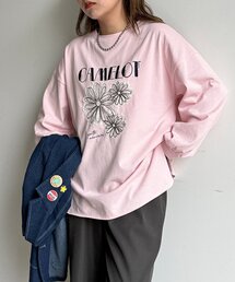 センハナ刺繍ワッペンロンT