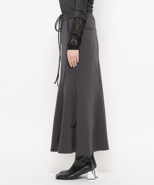 HARE（ハレ）の「アシメストリングポンチマーメイドスカート(HARE)（スカート・レディース・グレー/ブラック・FREE）」の19枚目の写真