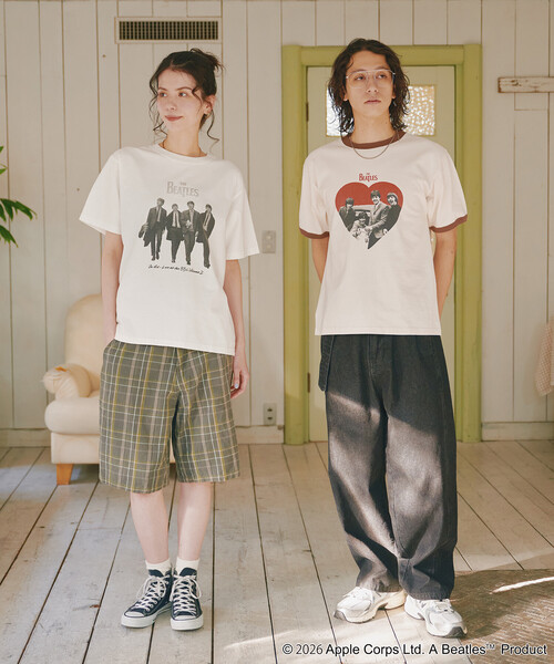セール】限定展開 THE BEATLES/ザ ビートルズ フォトプリント リンガー