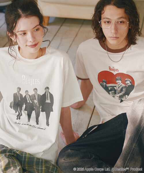 セール】限定展開 THE BEATLES/ザ ビートルズ フォトプリント リンガー