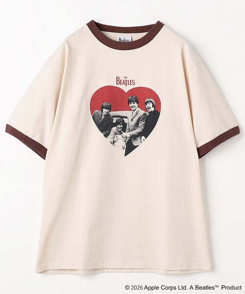 THE BEATLES マンスリーBOX 非売品Tシャツ付　限定品 セール】限定展開 THE BEATLES/ザ ビートルズ フォトプリント リンガー