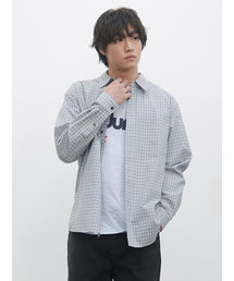 Soft Check Shirt Sky Blue