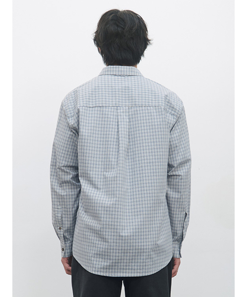 KIJUN MEN（キジュンメンズ）の「Soft Check Shirt Sky Blue（シャツ/ブラウス・メンズ・その他・SMALL/MEDIUM/LARGE/X-LARGE）」の3枚目の写真