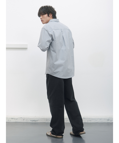 KIJUN MEN（キジュンメンズ）の「Soft Check Shirt Sky Blue（シャツ/ブラウス・メンズ・その他・SMALL/MEDIUM/LARGE/X-LARGE）」の5枚目の写真