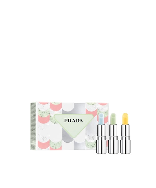 プラダ バーム ミニ セット（口紅/リップティント/グロス）｜PRADA