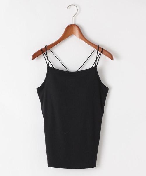 niko and...（ニコアンド）の「クールキープカップ付きキャミソール（キャミソール・レディース・オフホワイト/アイボリー/ブラック/ブラウン・MEDIUM/LARGE）」の6枚目の写真