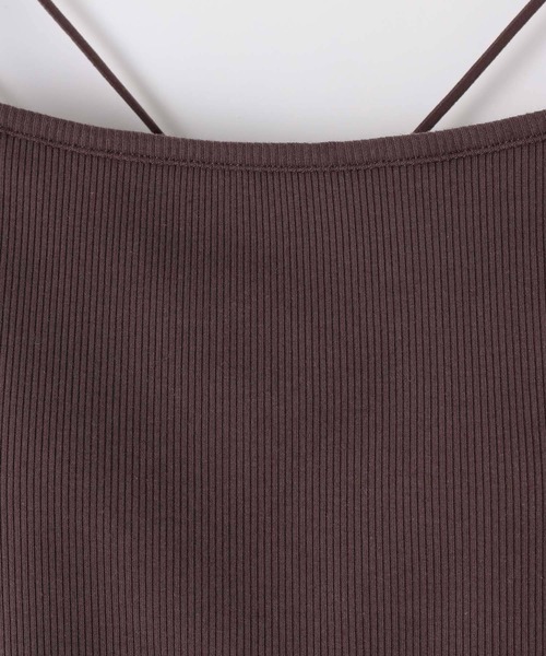 niko and...（ニコアンド）の「クールキープカップ付きキャミソール（キャミソール・レディース・オフホワイト/アイボリー/ブラック/ブラウン・MEDIUM/LARGE）」の19枚目の写真