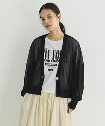 GARAGE OF GOOD CLOTHING | シアーショートドルマンニットカーデ(カーディガン/ボレロ)