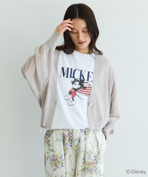 GARAGE OF GOOD CLOTHING(ガレージオブグッドクロージング)の「シアーショートドルマンニットカーデ(カーディガン/ボレロ・レディース・グレイッシュベージュ/ブラック/オフホワイト・FREE)」の22枚目の写真