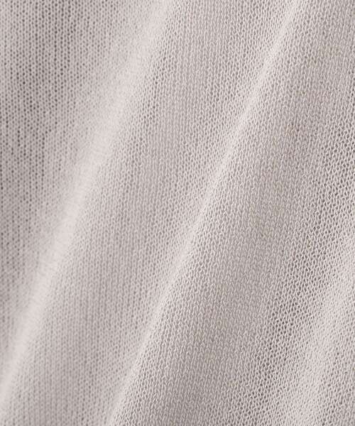 GARAGE OF GOOD CLOTHING（ガレージオブグッドクロージング）の「シアーショートドルマンニットカーデ（カーディガン/ボレロ・レディース・グレイッシュベージュ/ブラック/オフホワイト・FREE）」の7枚目の写真